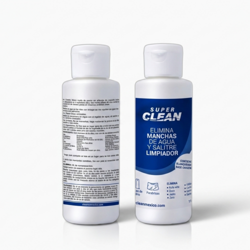 Super Clean LIMPIADOR de Manchas de Salitre, Marcas de Agua, Oxido y Corrosión 118 ml (1 Pieza)